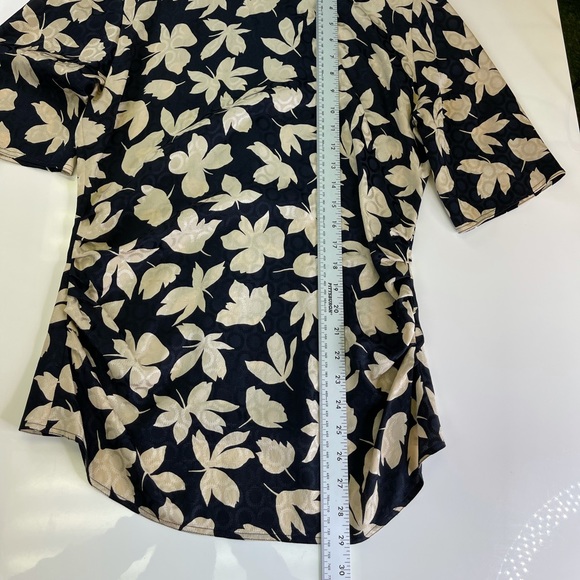 VTG Giorgio Armani Floral Silk Top & Skirt Set 44 - Picture 4 of 12